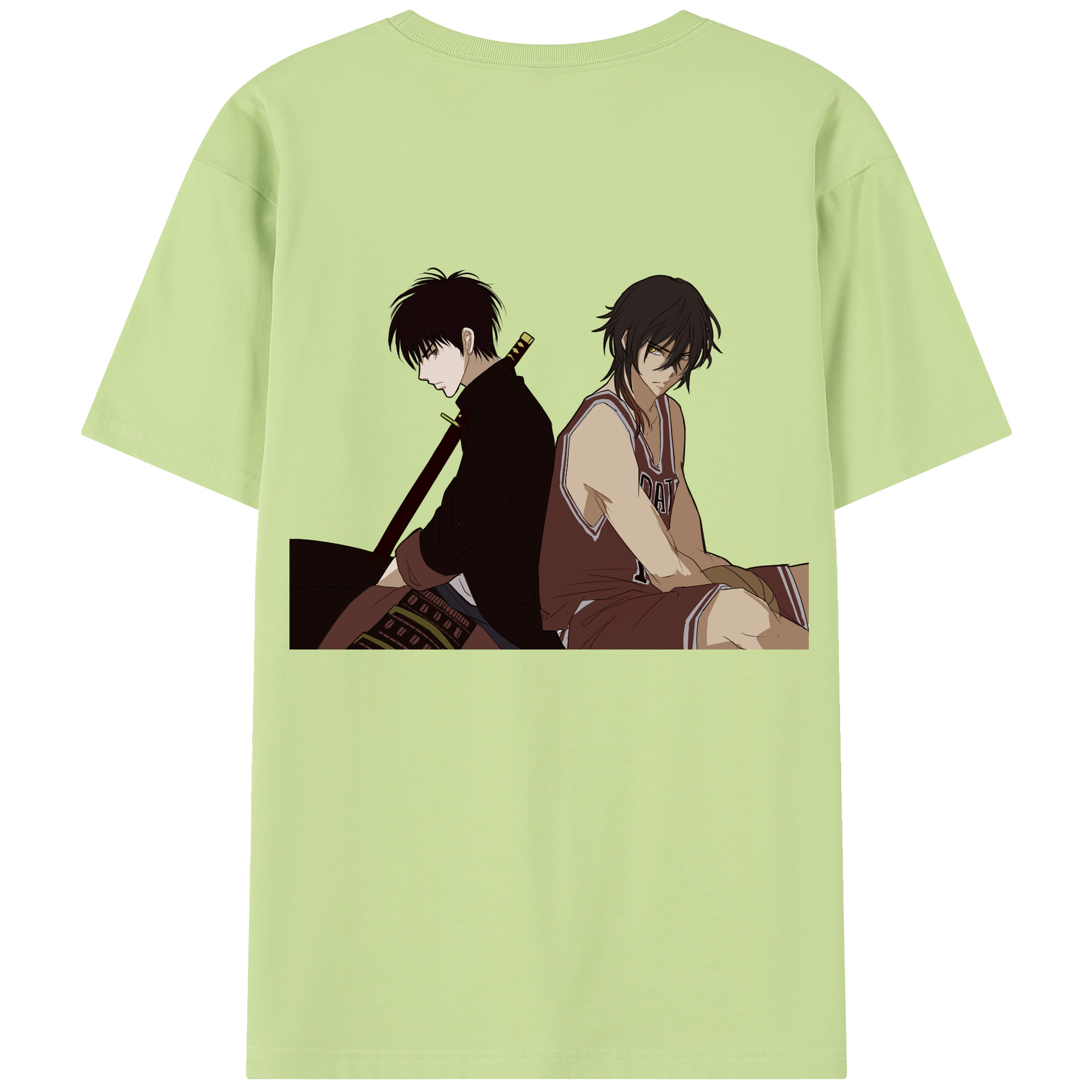 SLAM DUNK／スラムダンク 綿100％半袖Tシャツ（背面プリント）